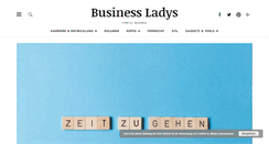 Desktop Screenshot of businessladys.de