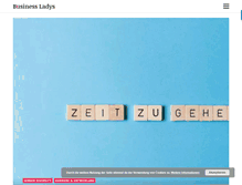 Tablet Screenshot of businessladys.de